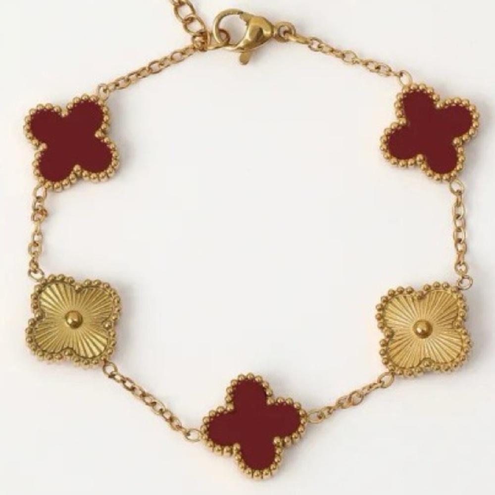 Red & Gold Clover Bracelet (2005)